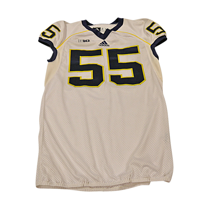 David Dawson Michigan Wolverines Team Issued 2013 #55 Away Jersey (Size 48)