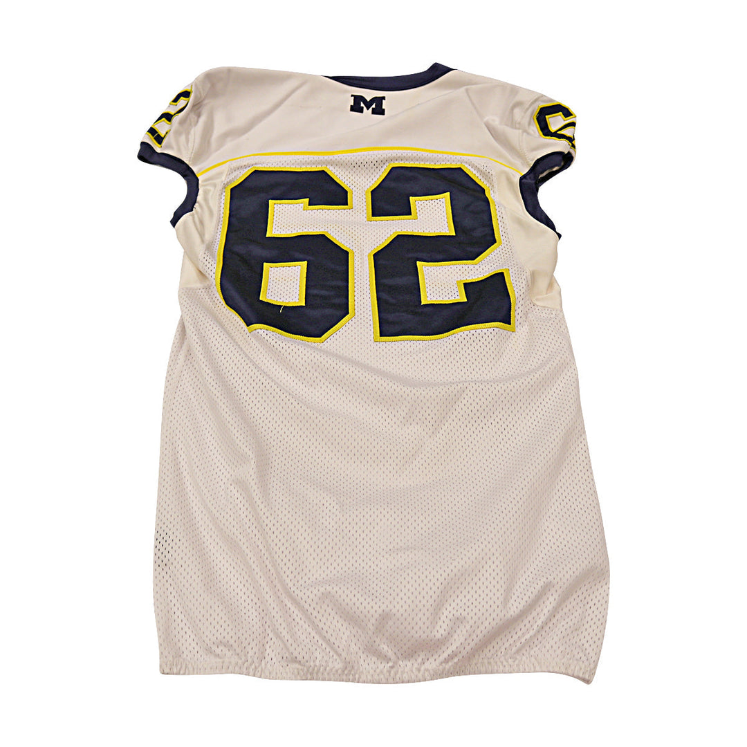 Michigan Wolverines Team Issued 2013 #62 Away Jersey (Size 44)