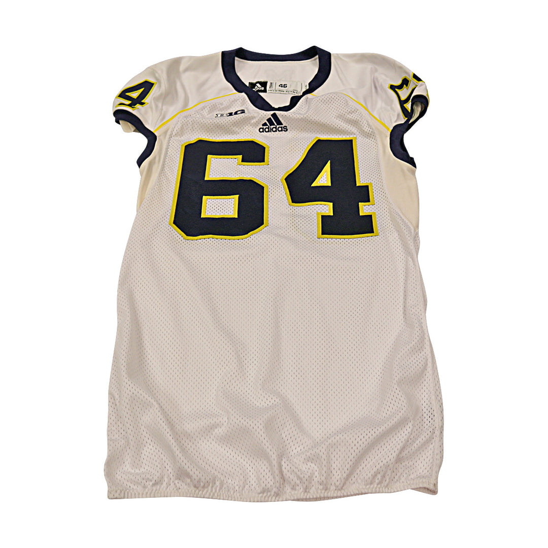Michigan Wolverines Team Issued 2013 #64 Away Jersey (Size 46)