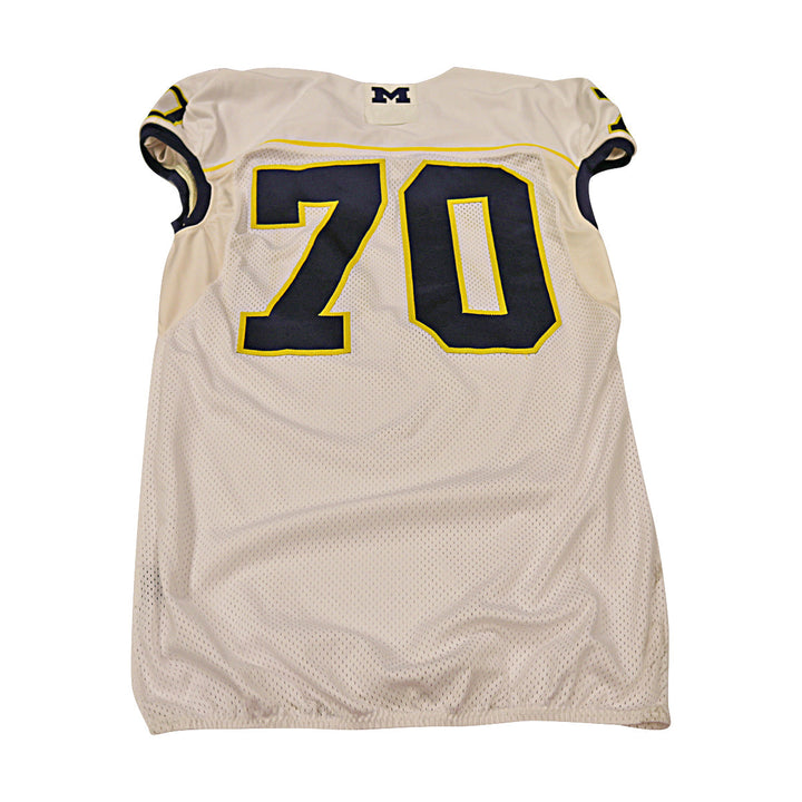 Michigan Wolverines Team Issued 2013 #70 Away Jersey (Size 48)