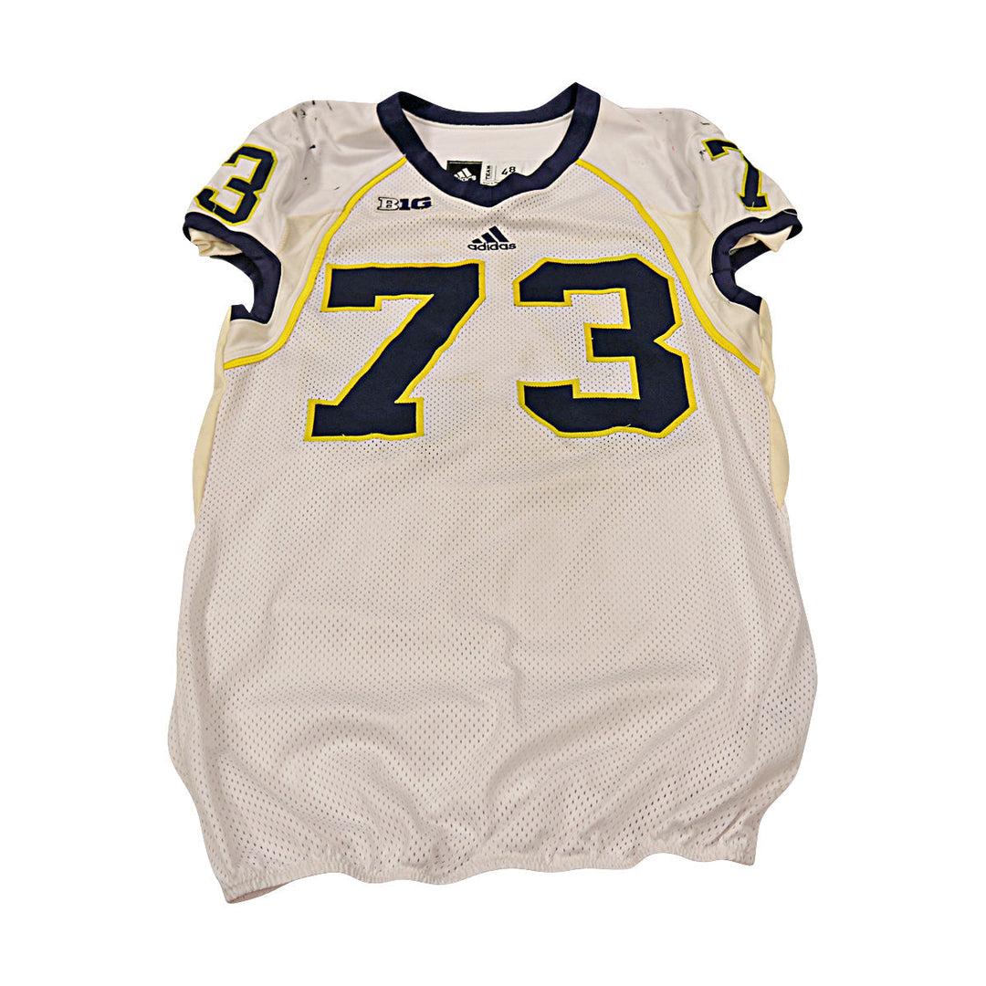 William Campbell Michigan Wolverines Team Issued 2012 #72 Away Jersey (Size 48)