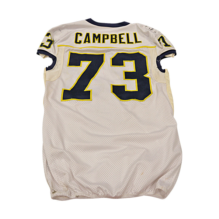 William Campbell Michigan Wolverines Team Issued 2012 #72 Away Jersey (Size 48)