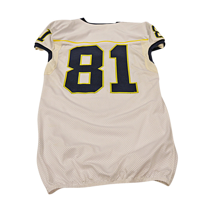 Michigan Wolverines Team Issued 2013 #81 Away Jersey (Size 48)
