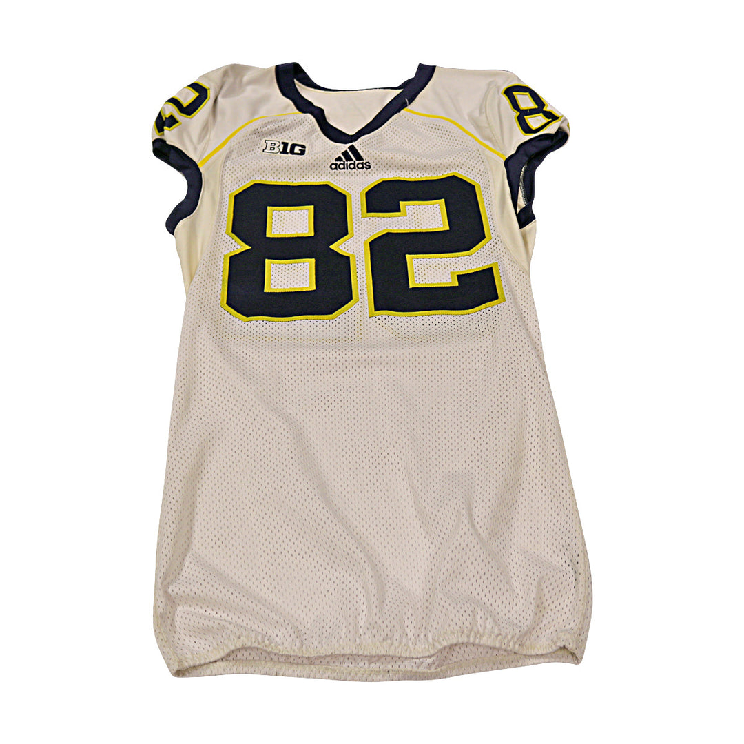 Michigan Wolverines Team Issued 2013 #82 Away Jersey (No Size)