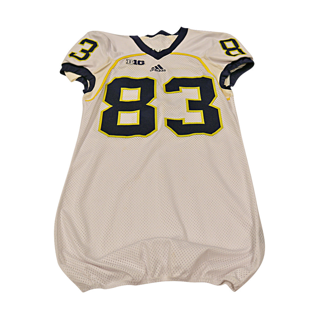 Michigan Wolverines Team Issued 2013 #83 Away Jersey (Size 44)