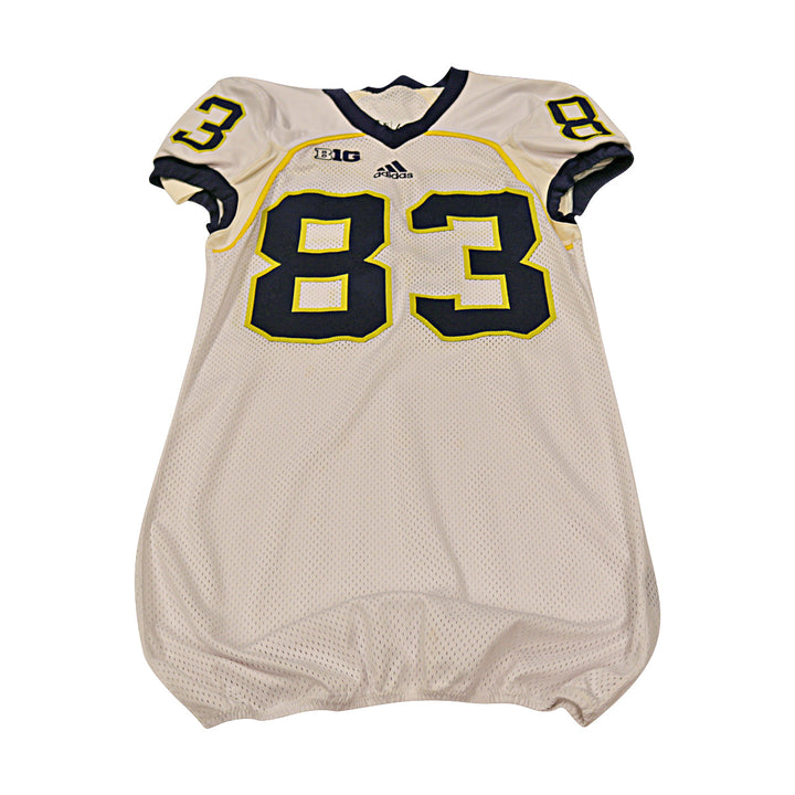 Michigan Wolverines Team Issued 2013 #83 Away Jersey (Size 44)