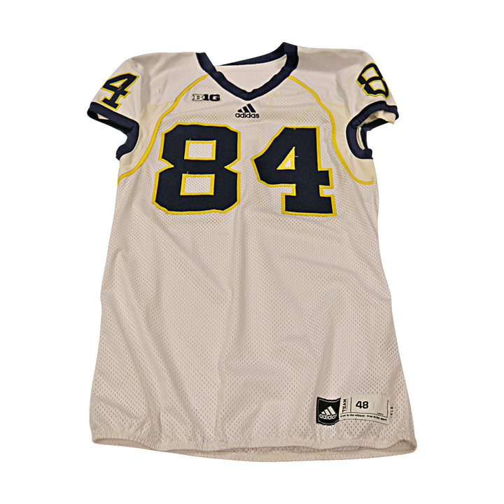 A.J Williams Michigan Wolverines Team Issued 2013 #84 Away Jersey (Size 48)