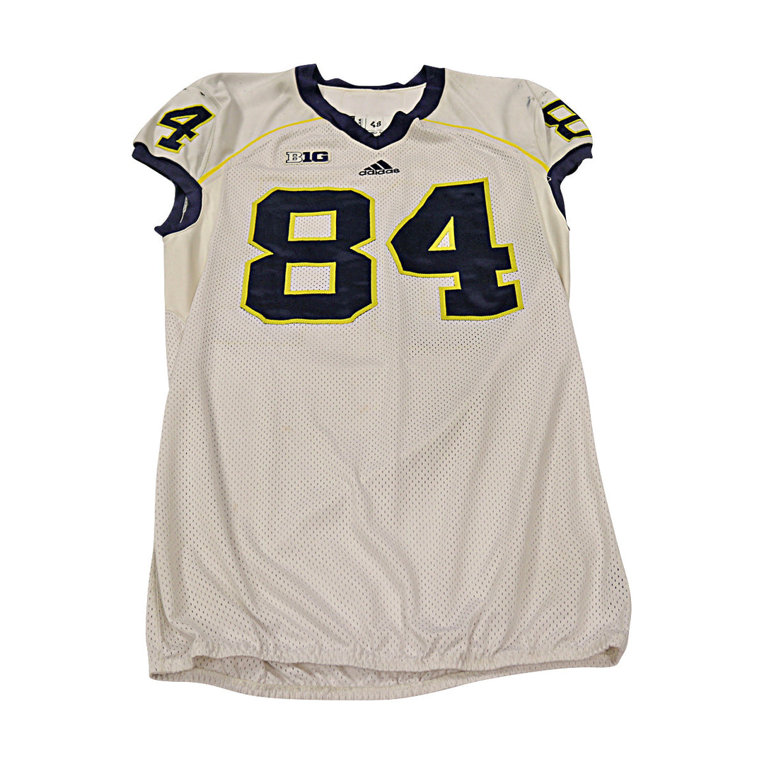 A.J Williams Michigan Wolverines Team Issued 2013 #84 Away Jersey (Size 48)