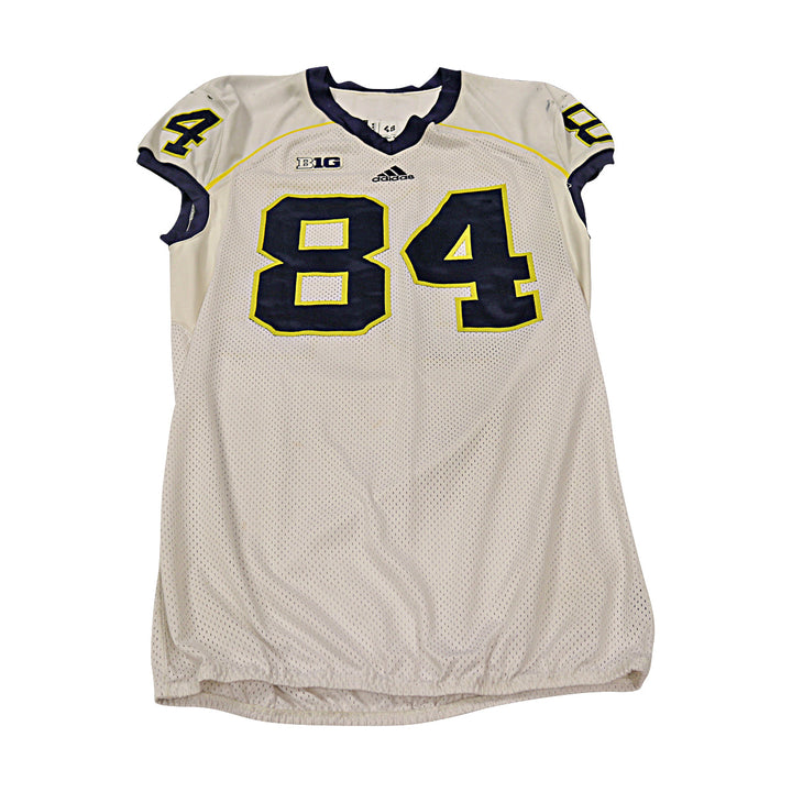 A.J Williams Michigan Wolverines Team Issued 2013 #84 Away Jersey (Size 48)