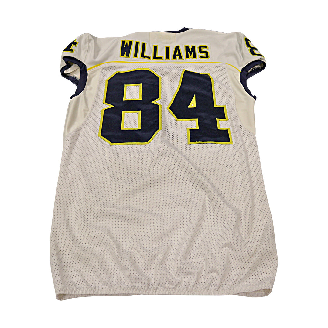 A.J Williams Michigan Wolverines Team Issued 2013 #84 Away Jersey (Size 48)