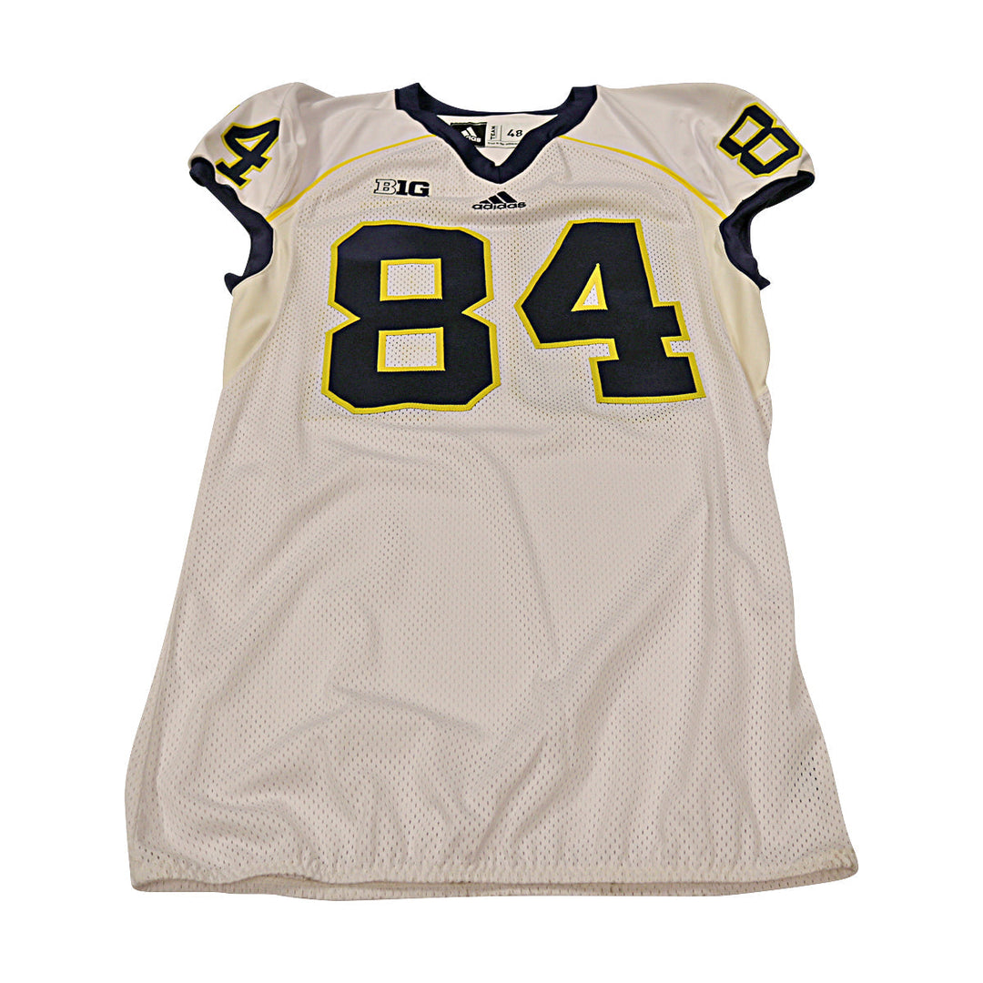 A.J Williams Michigan Wolverines Team Issued 2013 #84 Away Jersey (Size 48)
