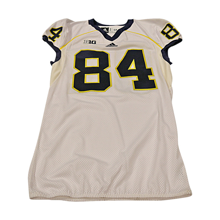 A.J Williams Michigan Wolverines Team Issued 2013 #84 Away Jersey (Size 48)
