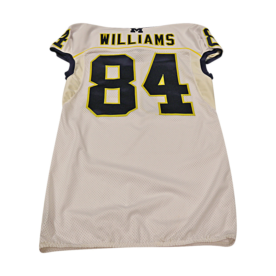 A.J Williams Michigan Wolverines Team Issued 2013 #84 Away Jersey (Size 48)