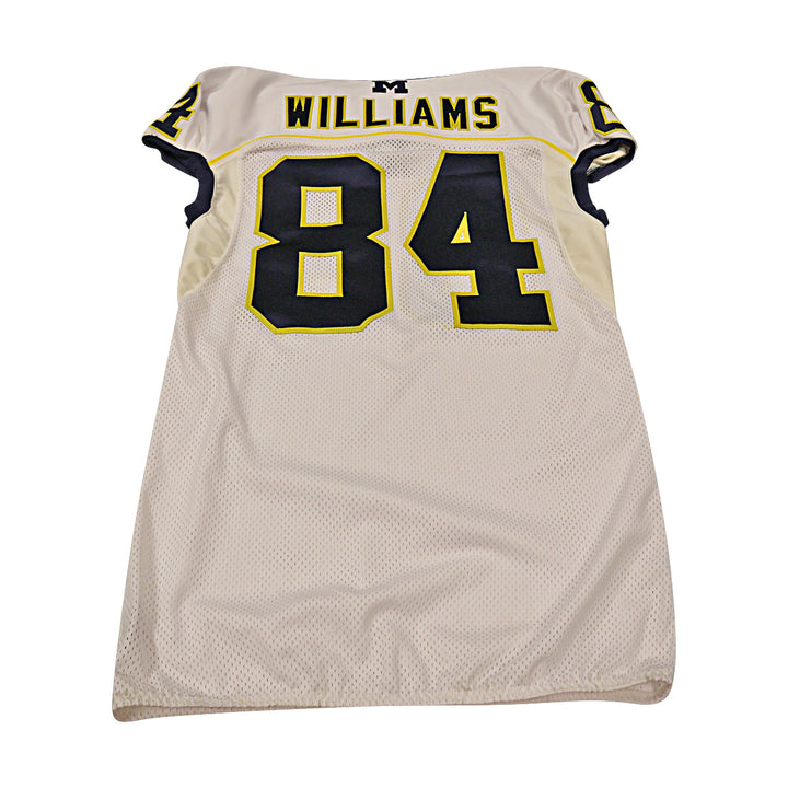 A.J Williams Michigan Wolverines Team Issued 2013 #84 Away Jersey (Size 48)