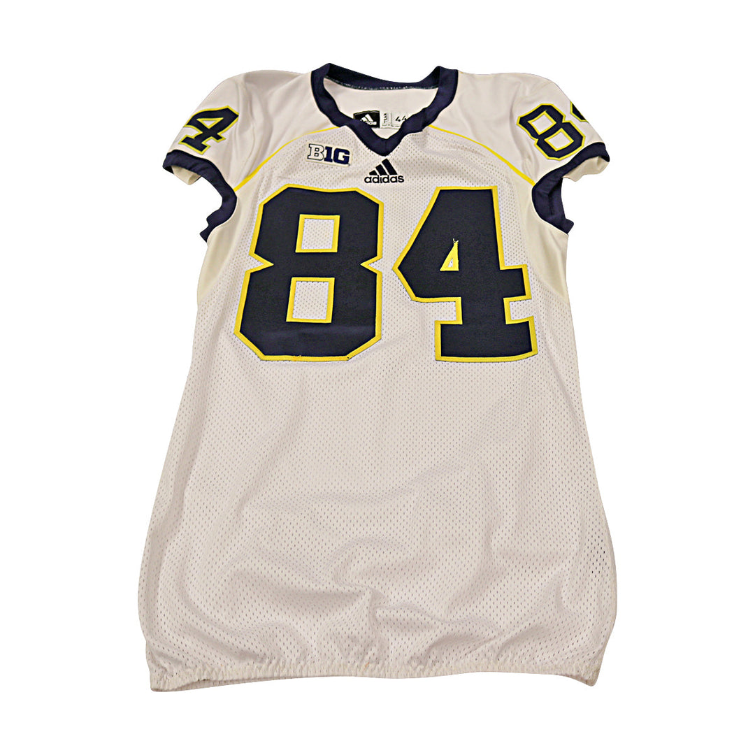 Michigan Wolverines Team Issued 2013 #84 Away Jersey (Size 44)