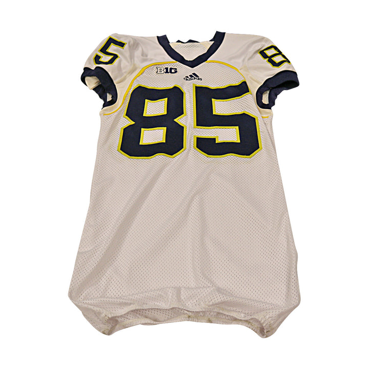 Michigan Wolverines Team Issued 2013 #85 Away Jersey (Size 42)