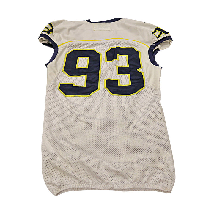 Michigan Wolverines Team Issued 2013 #93 Away Jersey (Size 42)