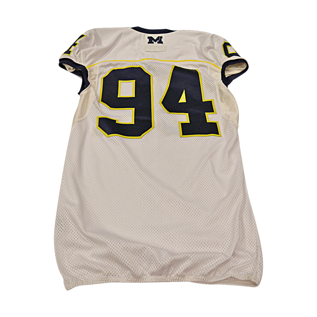 Michigan Wolverines Team Issued 2013 #94 Away Jersey (Size 46)