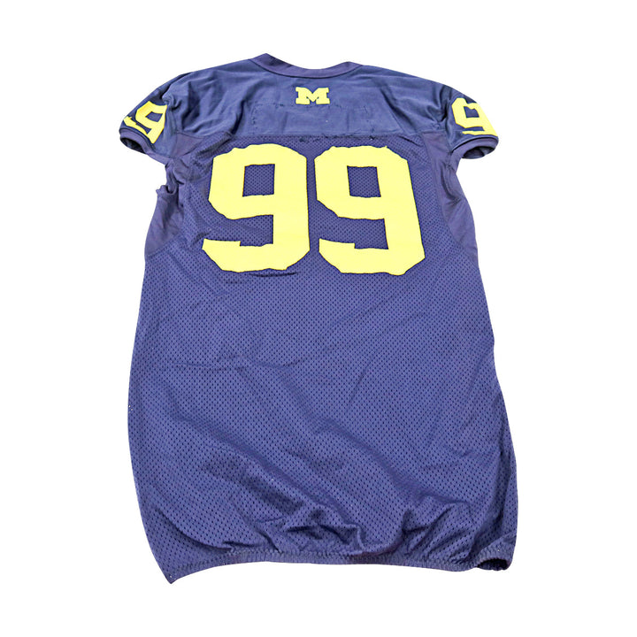 Michigan Wolverines Team Issued 2013 Blue Jersey #99 Jersey (Size: 48) 