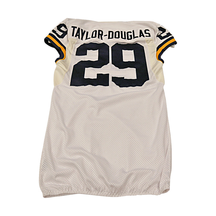 Ross Taylor-Douglas Michigan Wolverines Team Issued 2015 White Jersey #29 Jersey (Size: 42) 