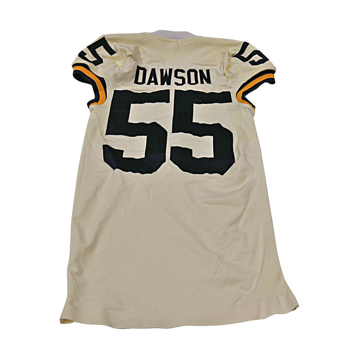 David Dawson Michigan Wolverines Team Issued 2015 Cream Jersey #55 Jersey (Size: 2XL) 