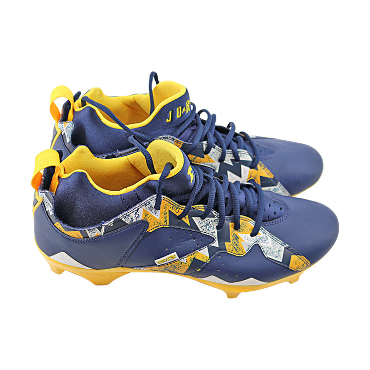 Michigan Wolverines Team Issued Jordan 7 Size 11.5 Player Exclusive Cleats
