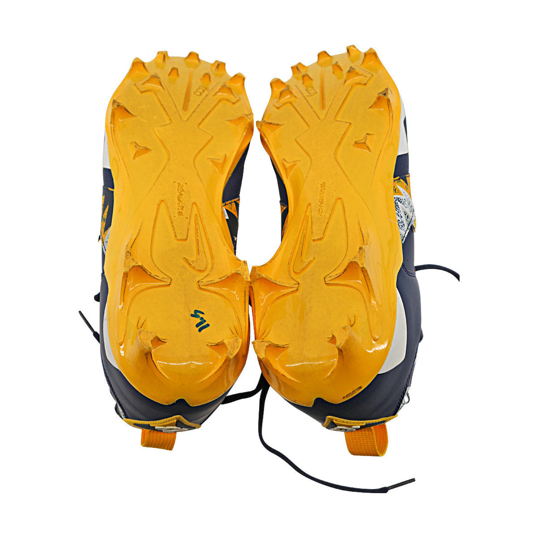 Michigan Wolverines Team Issued Jordan 7 Size 11.5 Player Exclusive Cleats