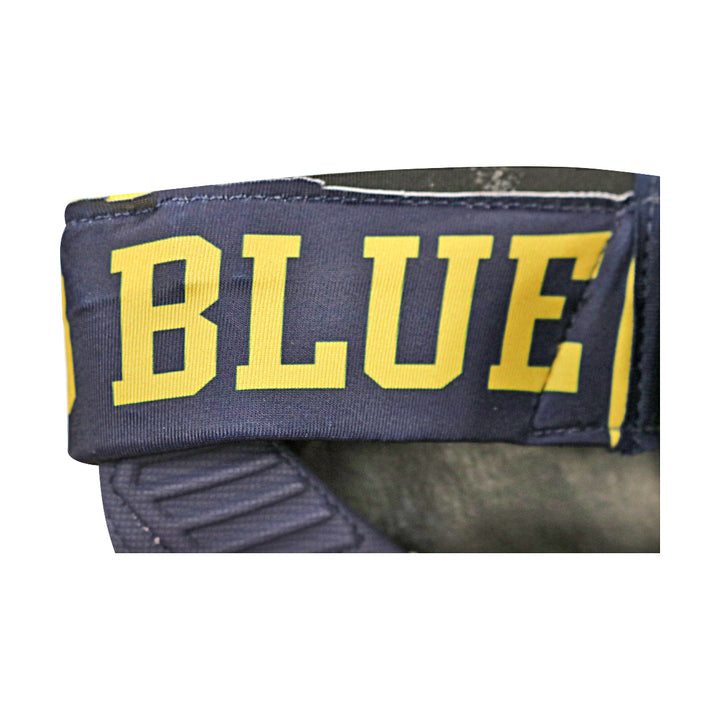 Jordan Brand D-Tack 5 Michigan Wolverines Blue Gloves Size: XL Style 459