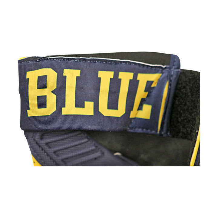 Jordan Brand D-Tack 5.0 Michigan Wolverines Blue Gloves Size: L Style 459