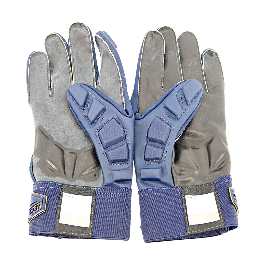 Jordan Brand Hyberbeast 2.0 CLG Michigan Wolverines Blue Gloves Size: L  PGF979