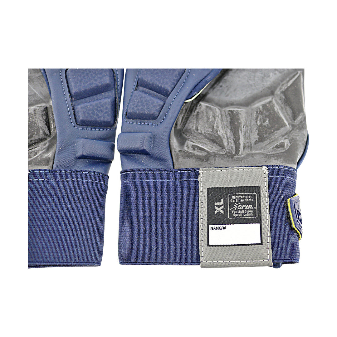 Jordan Brand Hyperbeast Hydrogrip Leather Michigan Wolverines Blue Gloves Size: XL PGF468
