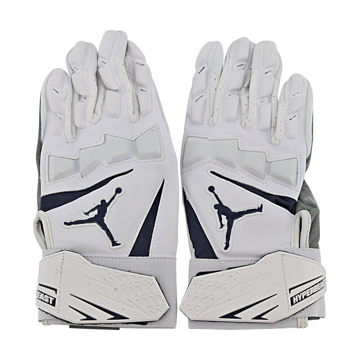 Jordan Brand Hyperbeast Leather Michigan Wolverines White Gloves Size: XL Style 469
