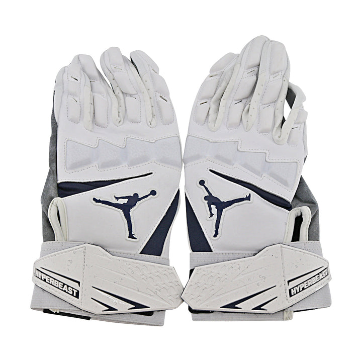 Jordan Brand Hyperbeast 2.0 CLG Team Issued Michigan Wolverines White Gloves Size XL Style F981
