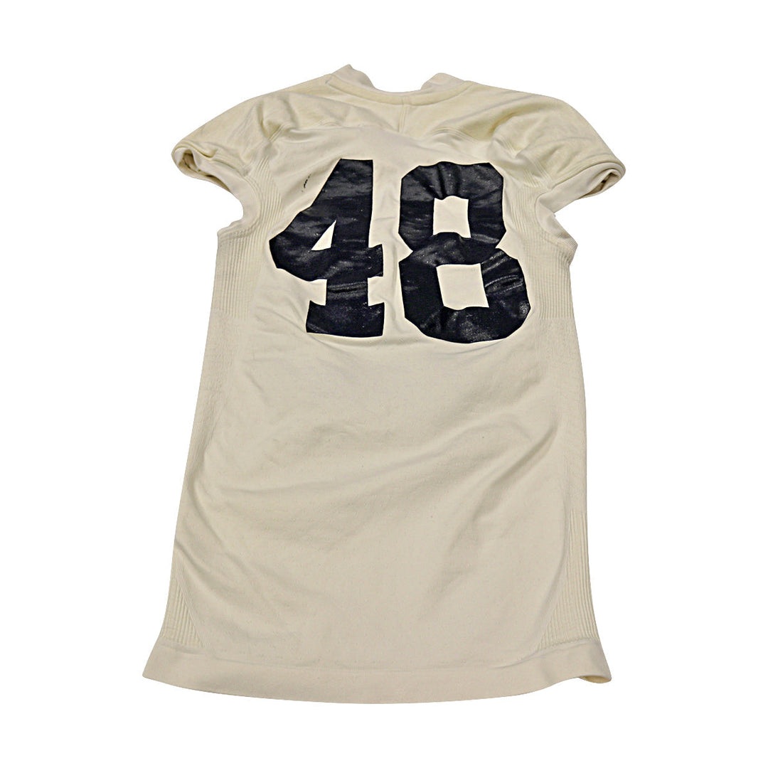 Michigan Wolverines Team Issued #48 Cream Gerald Ford Jersey (Size M)