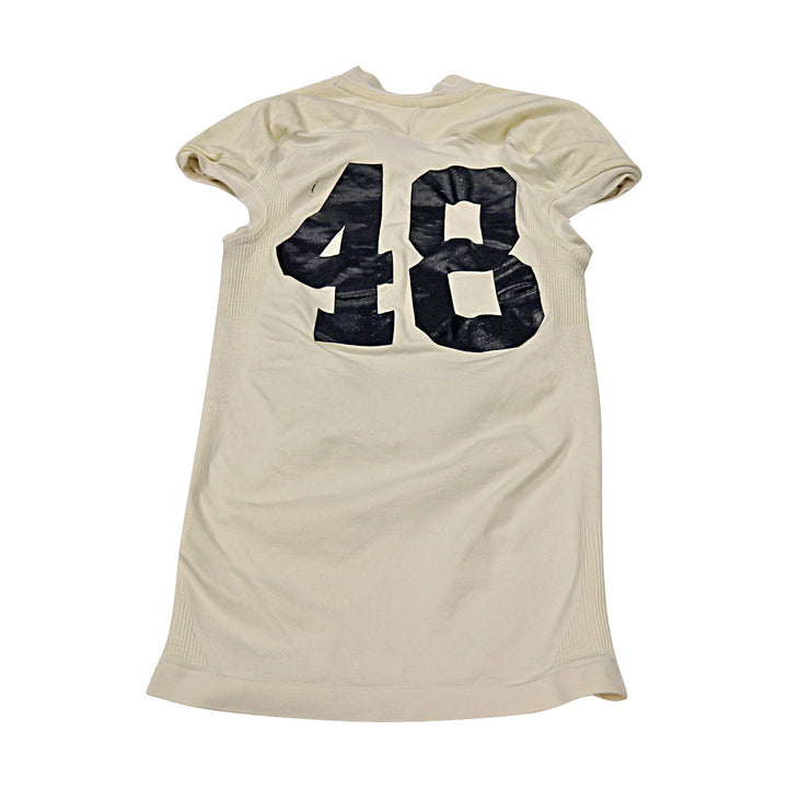 Michigan Wolverines Team Issued #48 Cream Gerald Ford Jersey (Size M)