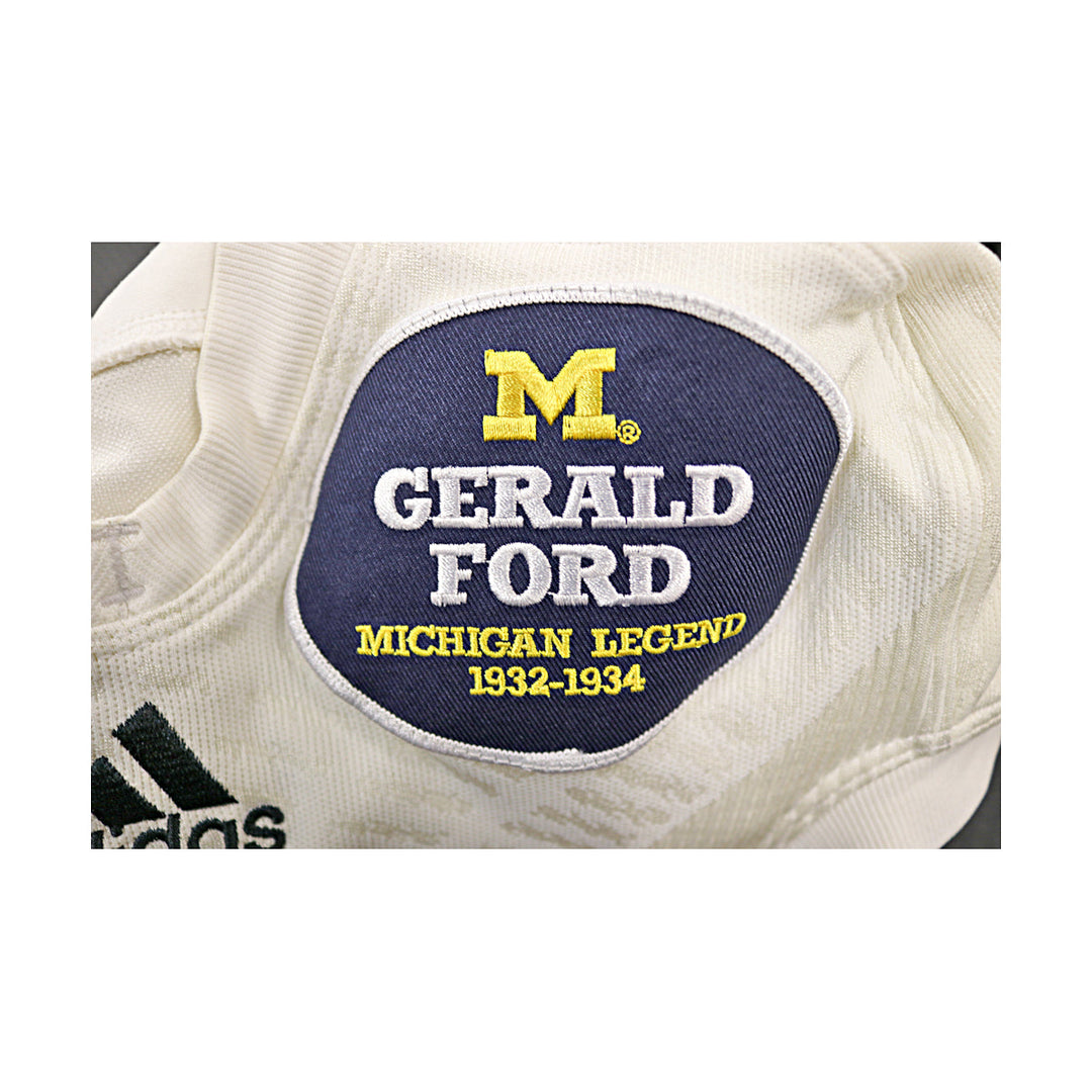 Michigan Wolverines Team Issued #48 Cream Gerald Ford Jersey (Size M)