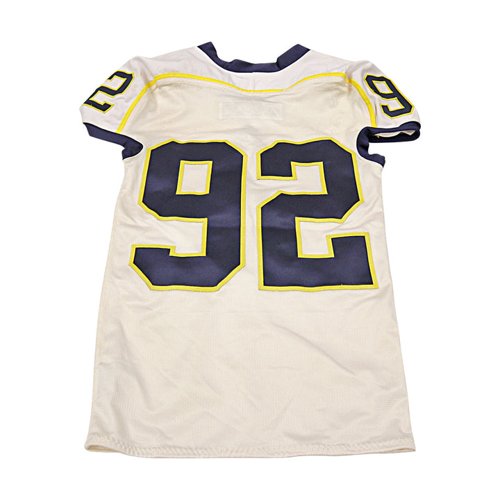 Michigan Wolverines Team Issued Micromesh #92 Away Jersey (Size Xl)