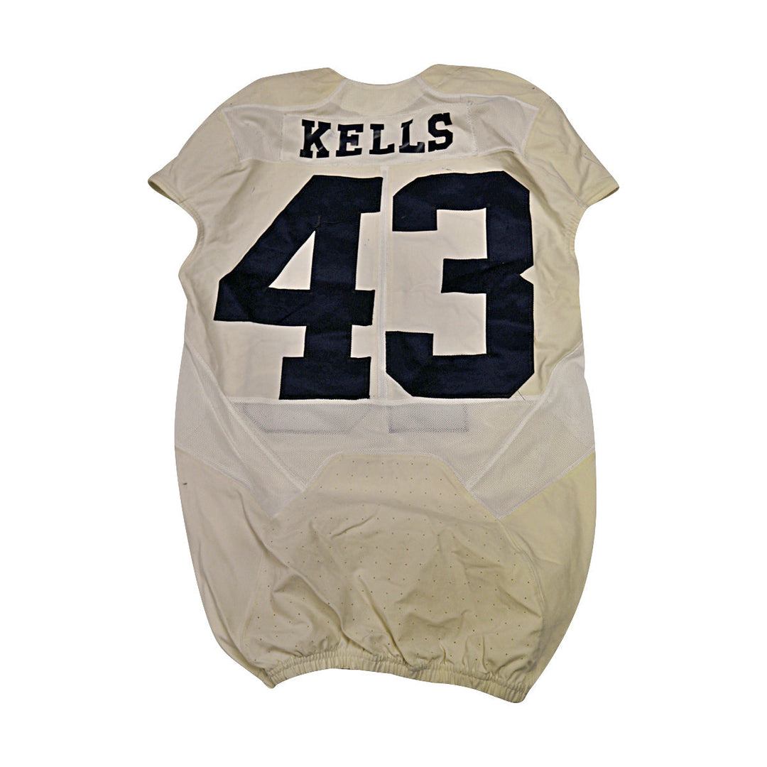 Kelis Michigan University #43 2016 Practice Used White Jordan Brand Jersey