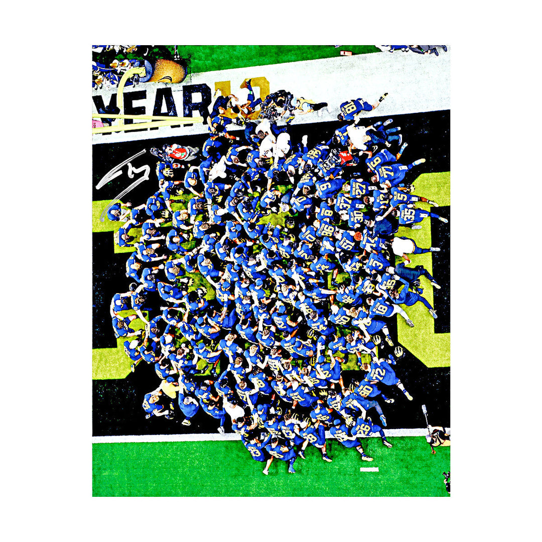 TJ Guy Michigan Wolverines Autographed Signed 8x10 Photo (CX Champions Circle LOA)