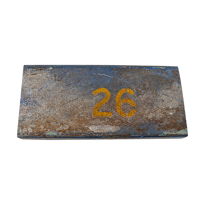 University of Michigan Authentic 1960's to 1990's Blue Fiberglass Bleacher Seat Piece 26 8x17