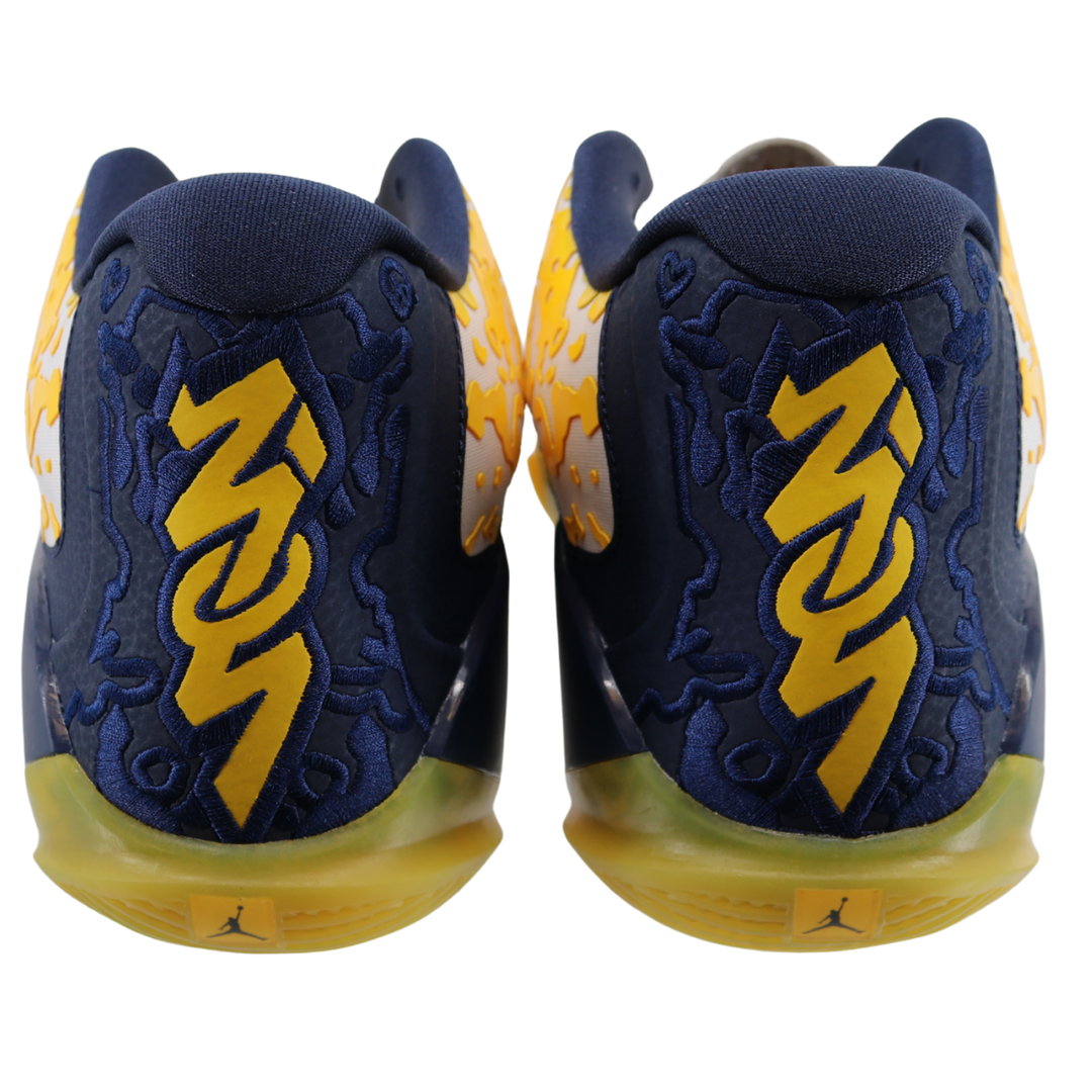 Nike Air Jordan Michigan Wolverines Zion 3 NRGP Yellow Navy
