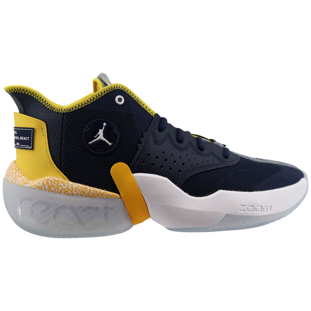 Nike Air Jordan React Elevation Michigan Wolverines Home Navy