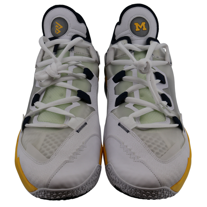Nike Air Jordan Why Not Zero 5 Michigan Wolverines Blue Yellow White