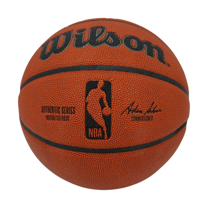 Earl Monroe New York Knicks Autographed The Pearl, HOF 1990 Wilson NBA Basketball CX Auth