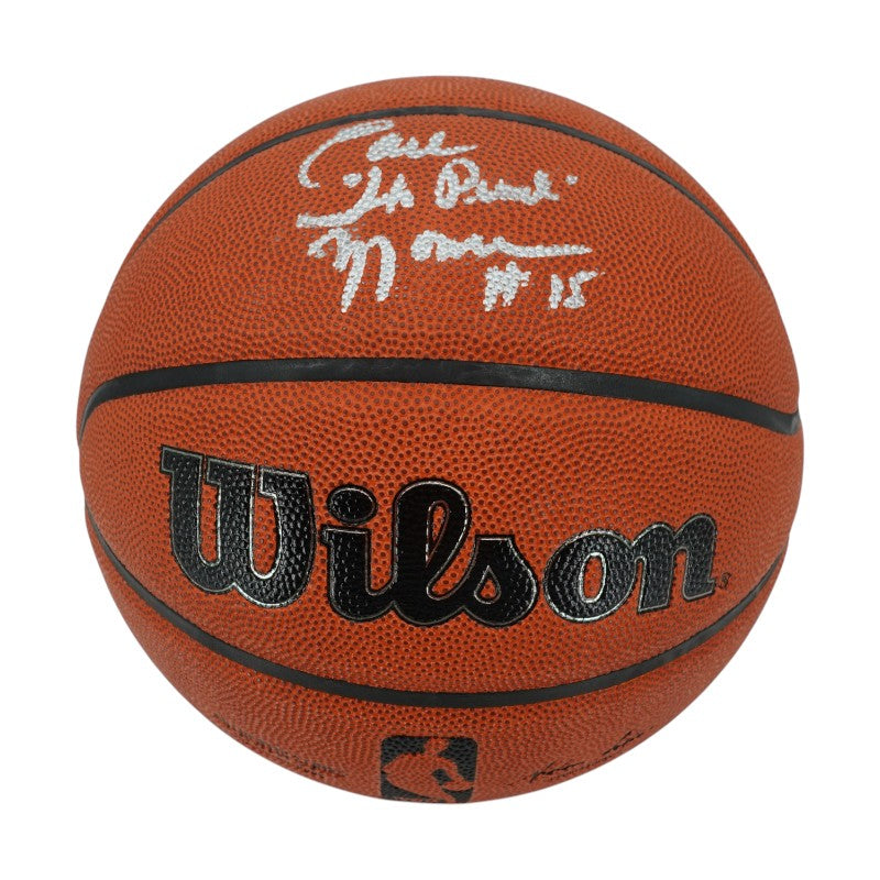 Earl Monroe New York Knicks Autographed The Pearl Wilson NBA Basketball CX Auth