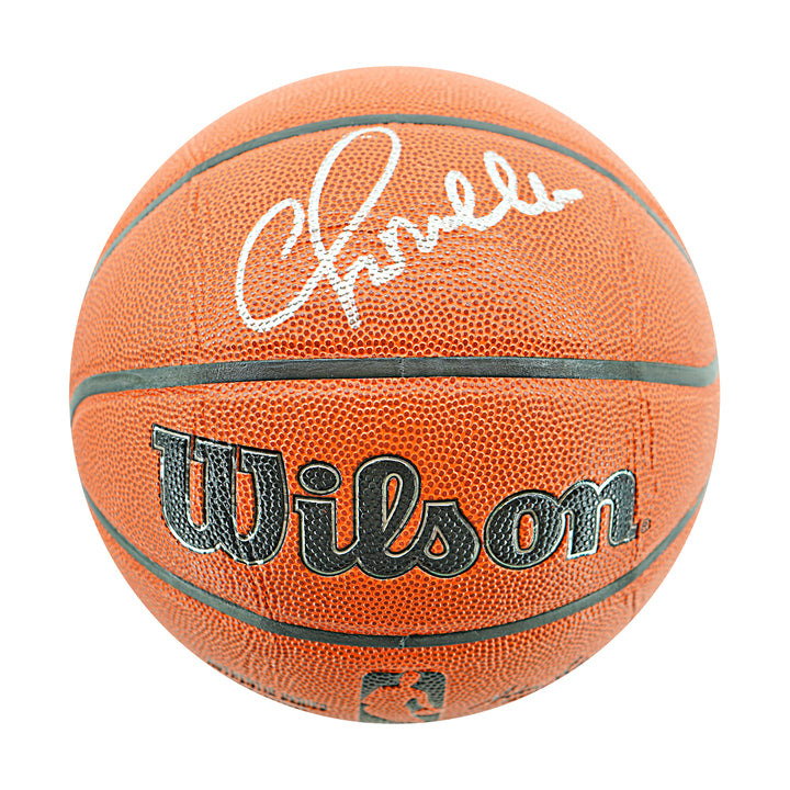 Chris Mullin Golden State Warriors Autographed Wilson Basketball Beckett Holo Only