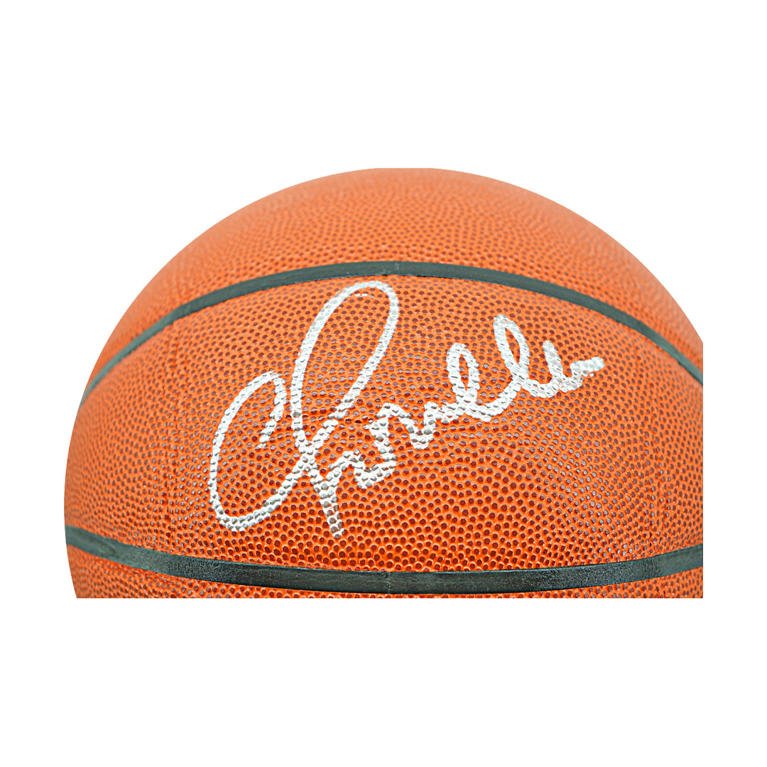 Chris Mullin Golden State Warriors Autographed Wilson Basketball Beckett Holo Only