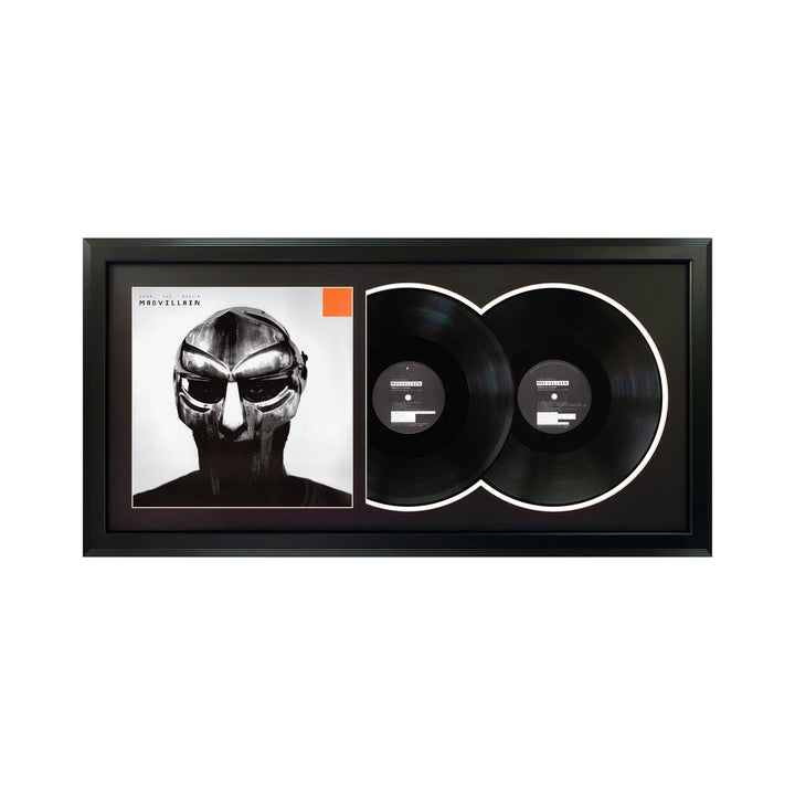 Madvillain Madvillainy Genuine Double Vinyl Records & Cover Professionally Framed 17.5 x 34.5 Wall Display with a Black Mat