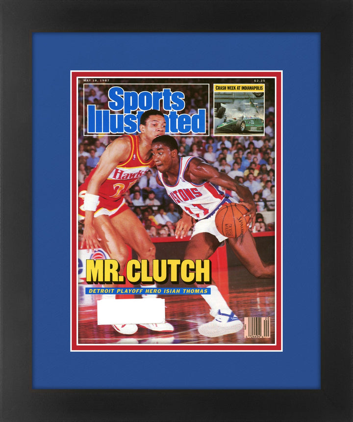 Magic Johnson and Bill Laimbeer Vintage Sports Illustrated Magazine June 27,1988 Original Issue Professionally Matted and Framed 14.25 x 17