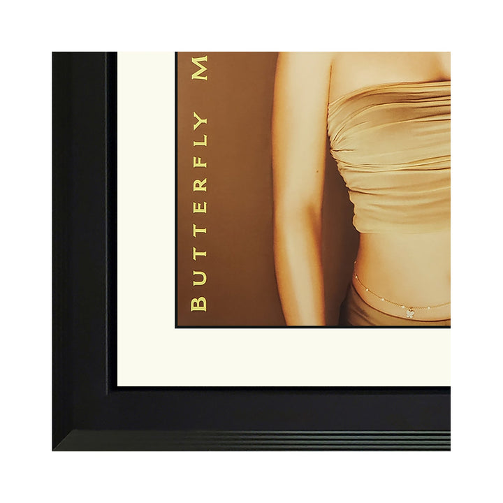 Mariah Carey Butterfly Vinyl Record & Cover Professionally Framed Display with a White Mat